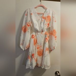 NWT Floral CutOut Dress